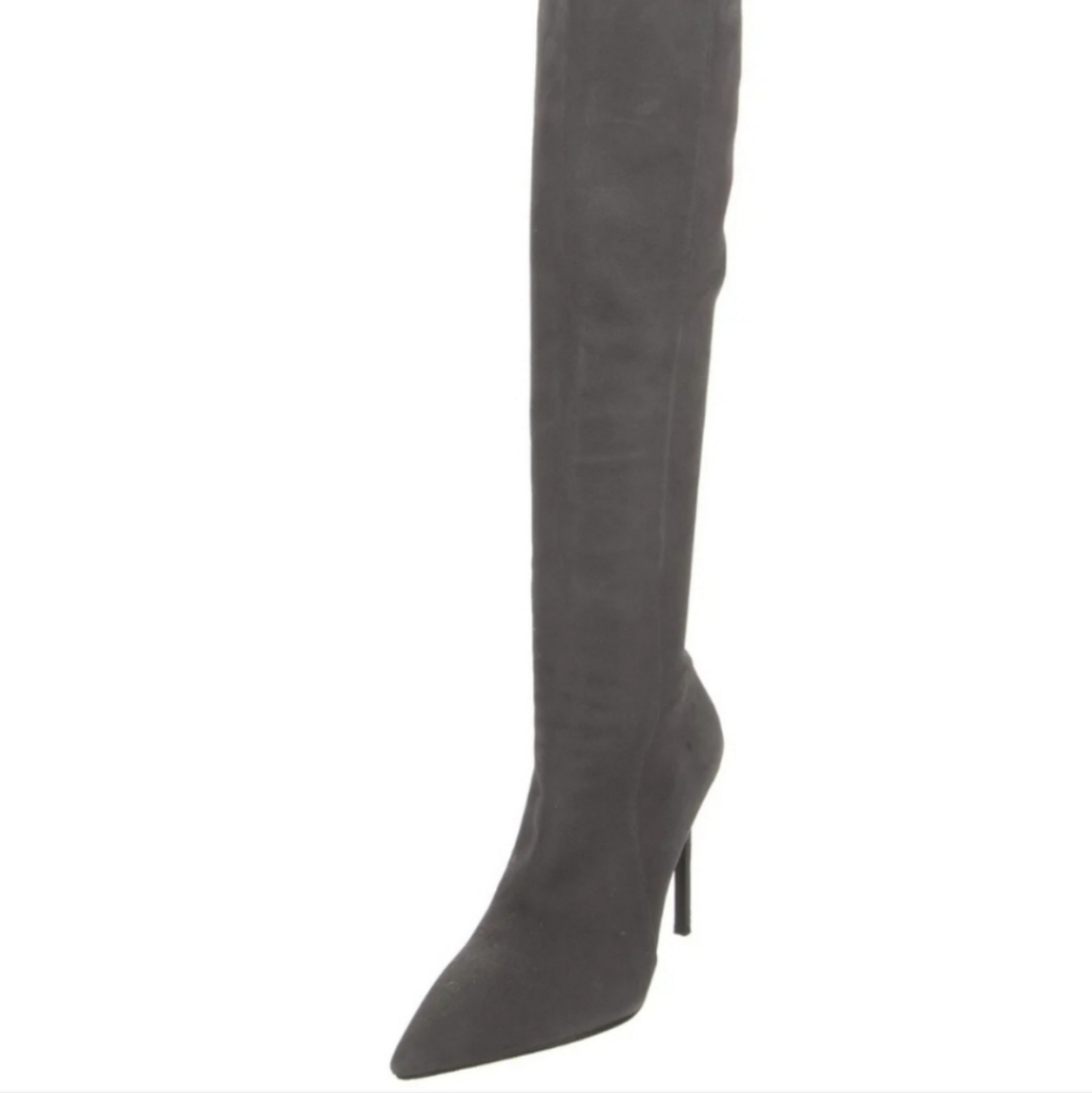Michael Kors Grey Real Suede Boots Size 8,5